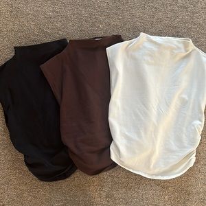 Bundle of 3 Reformation Lindy Tanks - size XS